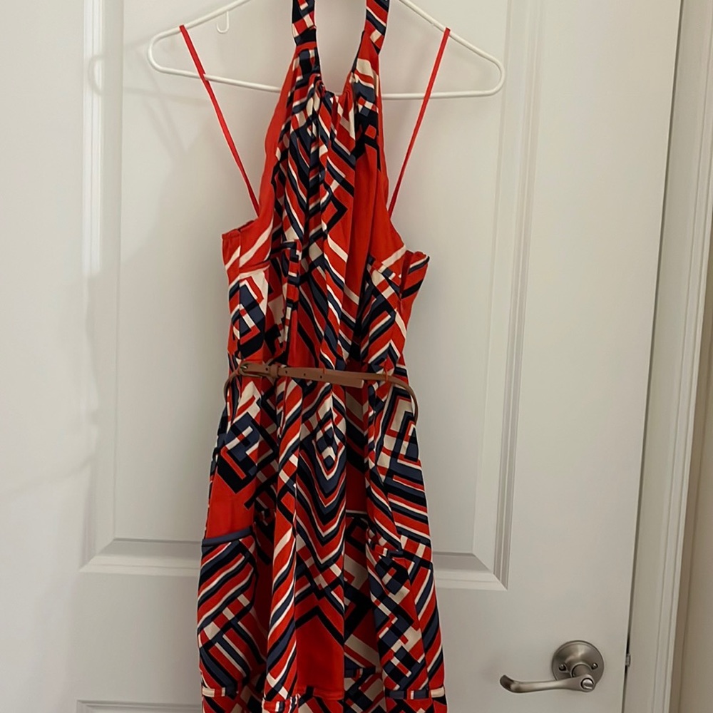 Jessica Simpson halter top belted dress size 6